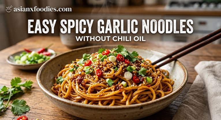 Easy Spicy Garlic Noodles Without Chili Oil – Quick, Flavorful, and Homemade