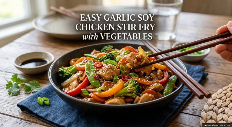 Easy Garlic Soy Chicken Stir Fry with Vegetables