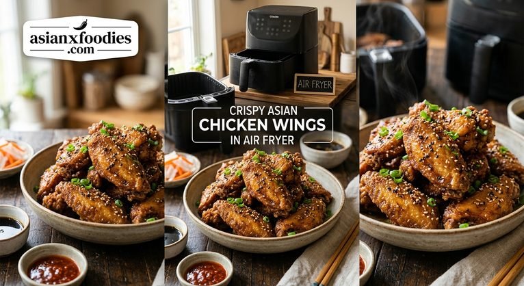 Crispy Asian Chicken Wings in Air Fryer – Easy, Flavorful, and Extra Crispy