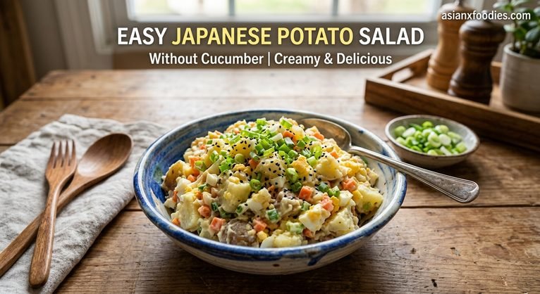 Easy Japanese Potato Salad Without Cucumber – Creamy, Delicious, and Simple