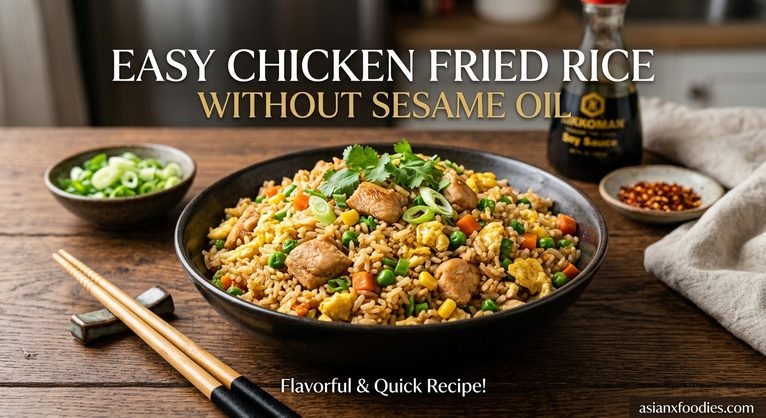 Easy Chicken Fried Rice Without Sesame Oil